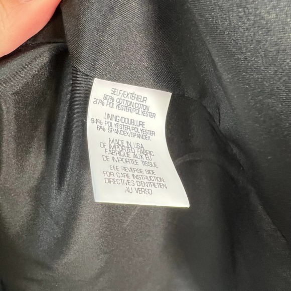 Theory Black and White Striped Blazer - Picture 7 of 11